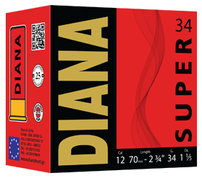 Φυσίγγια DIANA SUPER 34g